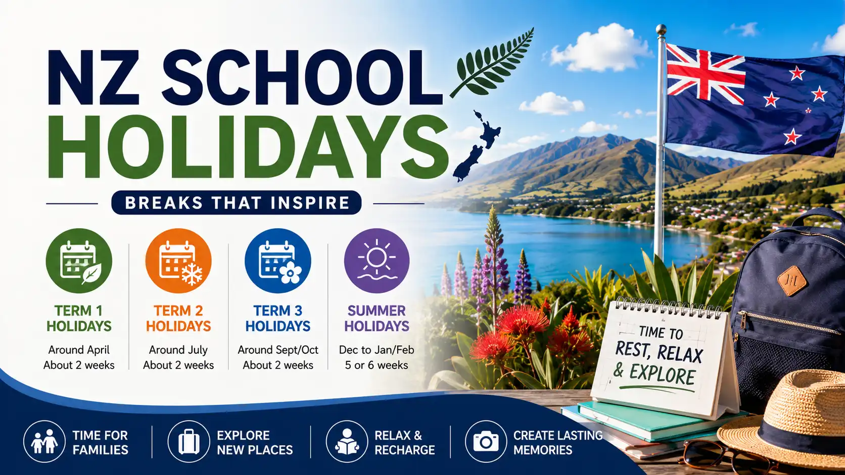 NZ School Terms Public Holidays and Planning