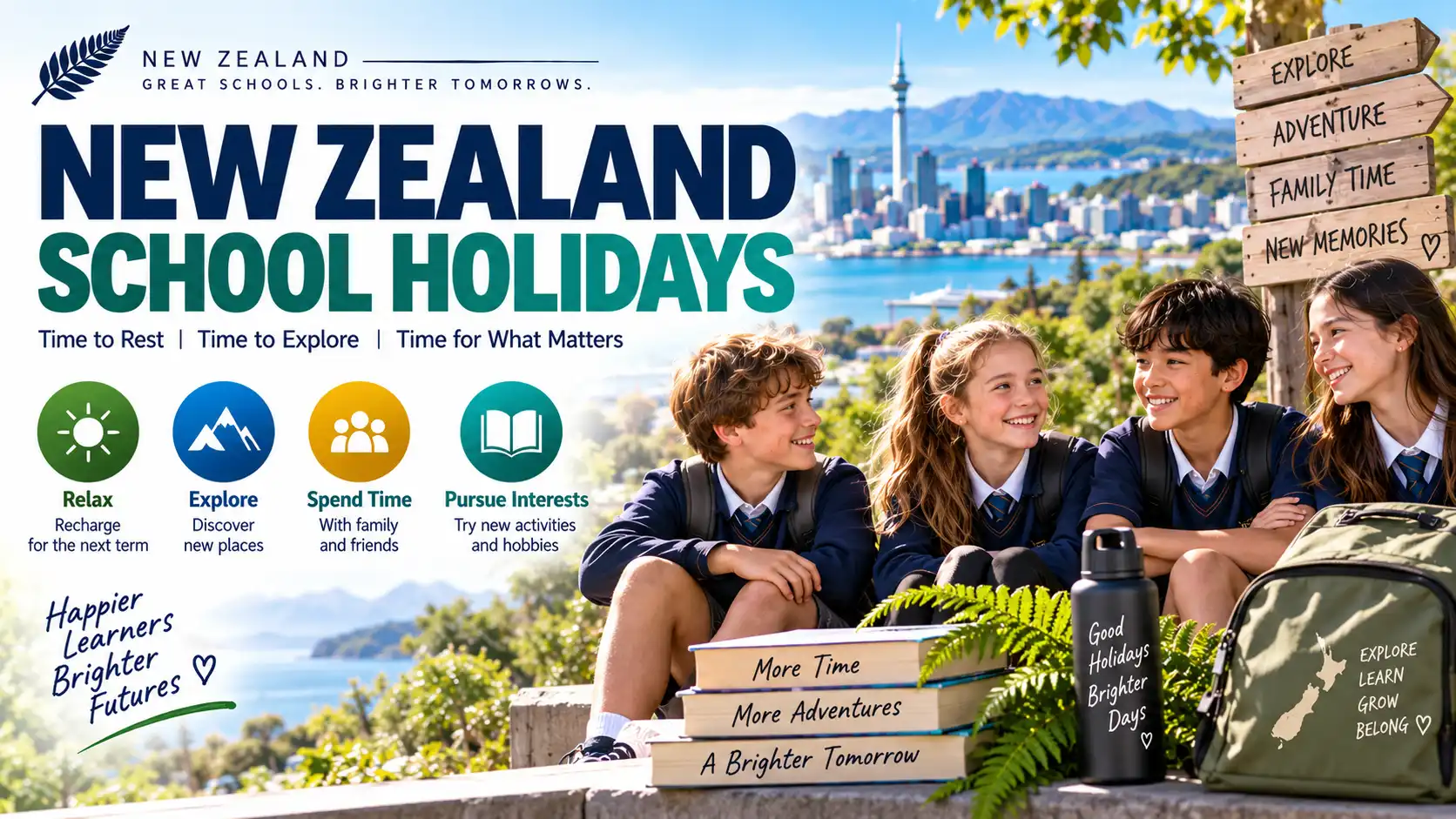 Explore NZ school years from Year 1 to Year 13