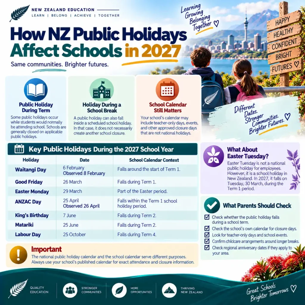 How NZ Public Holidays Affect Schools in 2027