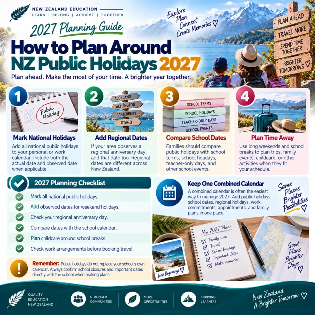 How to Plan Around NZ Public Holidays 2027