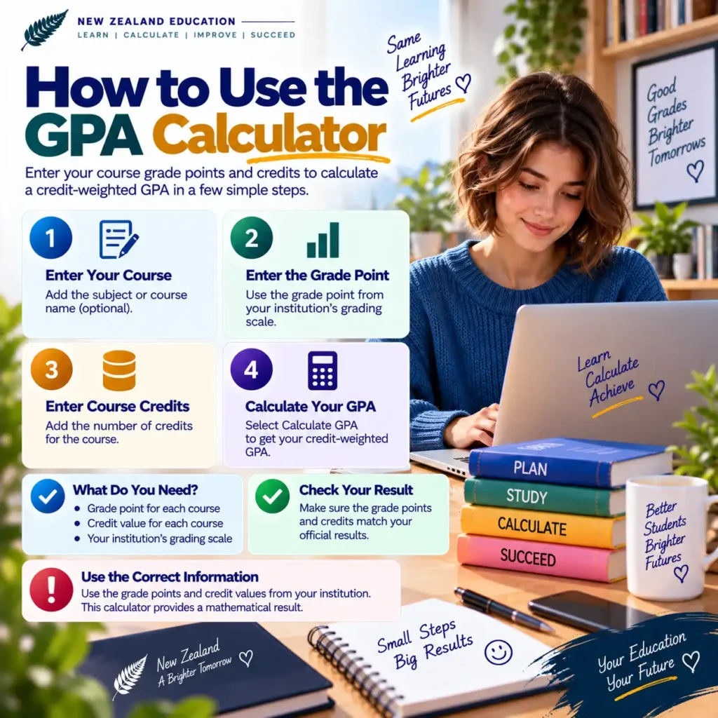 How to Use the GPA Calculator