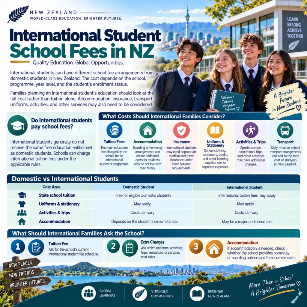 International Student School Fees in NZ