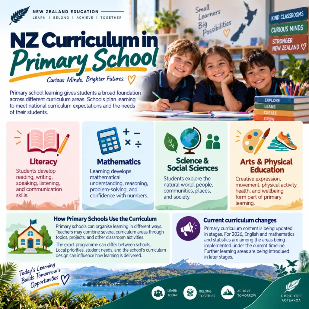 NZ Curriculum in Primary School